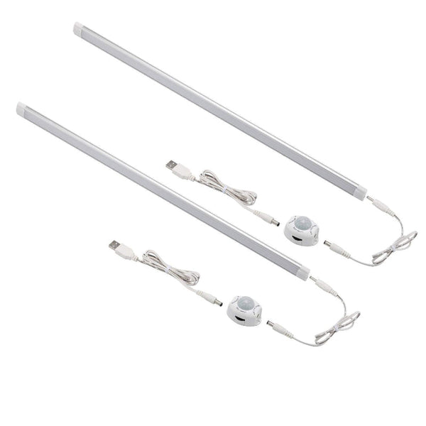 20" Led Motion Sensor Cabinet Light Kit Usb Powered Natural White Night Lights