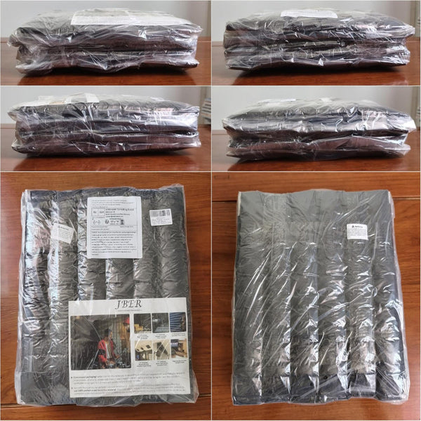 Jber Acoustic Panels Foam Pyramid 24Pcs 30X30x5cm For Soundproof Padding Wall Acoustic Treatments