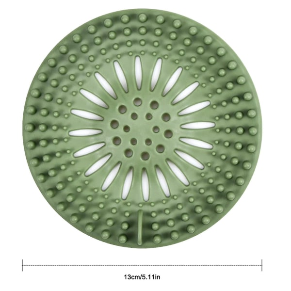 5 Pack Silicone Drain Hair Catcher & Stopper For Bathtub Sink Drain Stoppers & Strainers