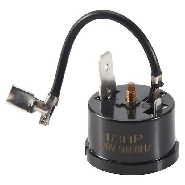 Thermal Overload Protector For Refrigerator Compressor Compatible With Hx1 1/3Hp Black Refrigerator & Freezer Parts