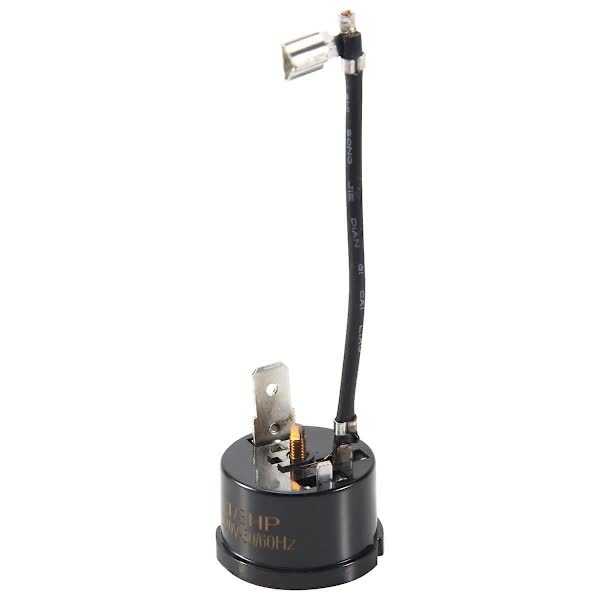 Thermal Overload Protector For Refrigerator Compressor Compatible With Hx1 1/3Hp Black Refrigerator & Freezer Parts