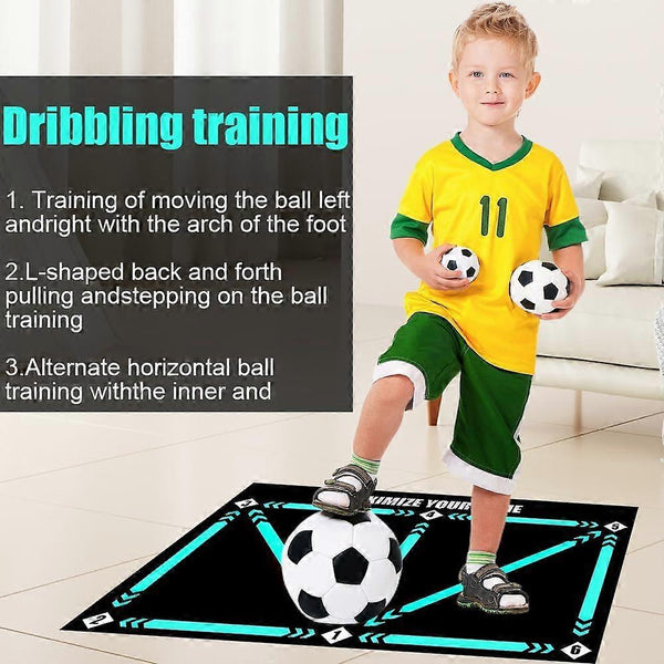 Football Training Mat Silent Step 60X90cm Training Aids