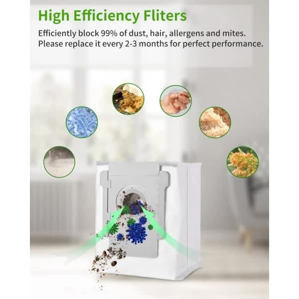 Compatible With Irobot Roomba I7 I7+ I3 I3+ I4 I4+ I6 10 Pack Vacuum Cleaner Bags