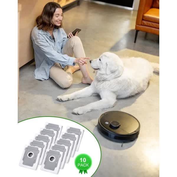 Compatible With Irobot Roomba I7 I7+ I3 I3+ I4 I4+ I6 10 Pack Vacuum Cleaner Bags