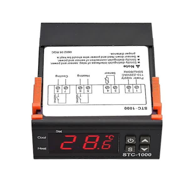 Stc 1000 Digital Temperature Controller 110 220V Ac Compatible With Other Test Meters & Detectors