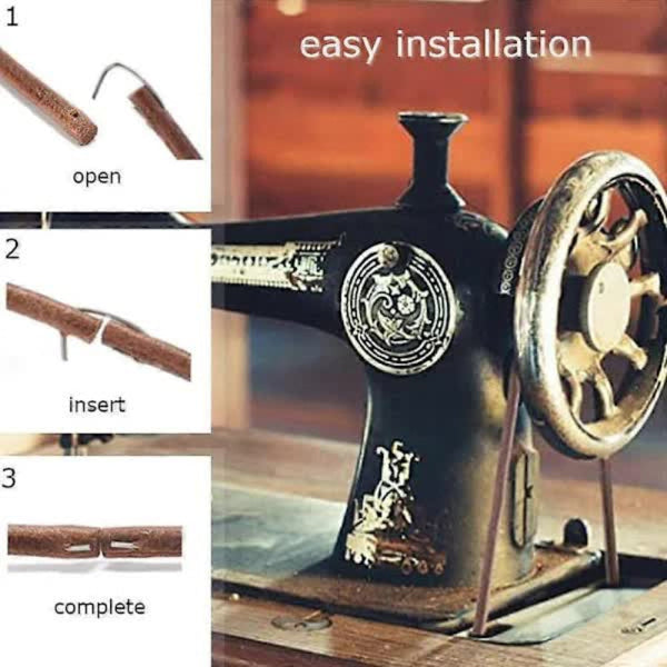 Singer Sewing Machine Leather Foot Pedal Strap 183Cm Brown Sewing Machine Feet