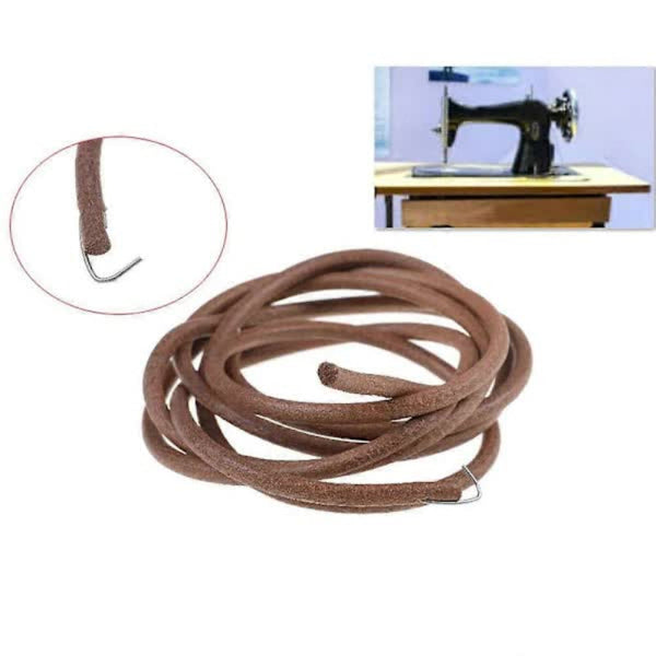 Singer Sewing Machine Leather Foot Pedal Strap 183Cm Brown Sewing Machine Feet