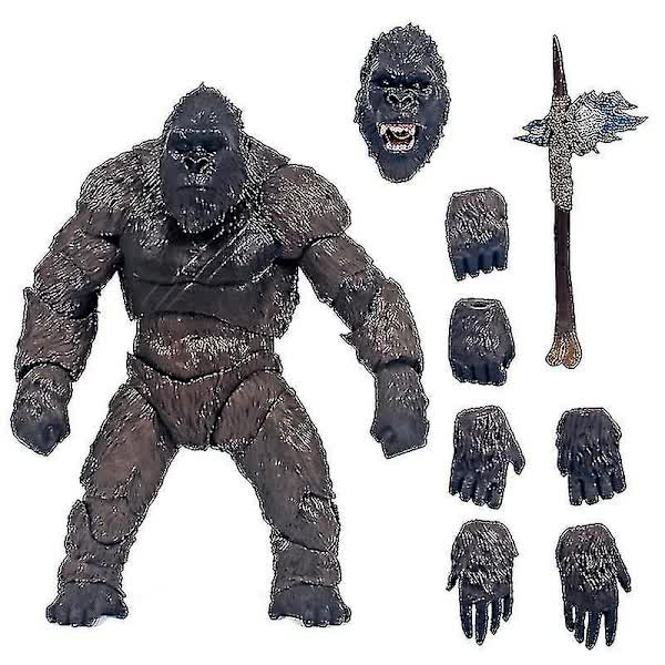 King Kong Vs Godzilla Monster Model Pvc Animal Figure Toy Compatible With Gorilla Figures For Birthday Action Figures