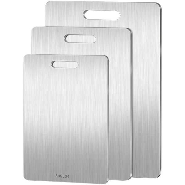 Titanium Cutting Board For Meat And Fruit Double Sided Non Slip 34X23cm Fd17 Fa Cutting Boards