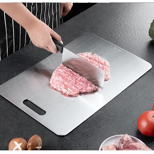 Titanium Cutting Board For Meat And Fruit Double Sided Non Slip 34X23cm Fd17 Fa Cutting Boards
