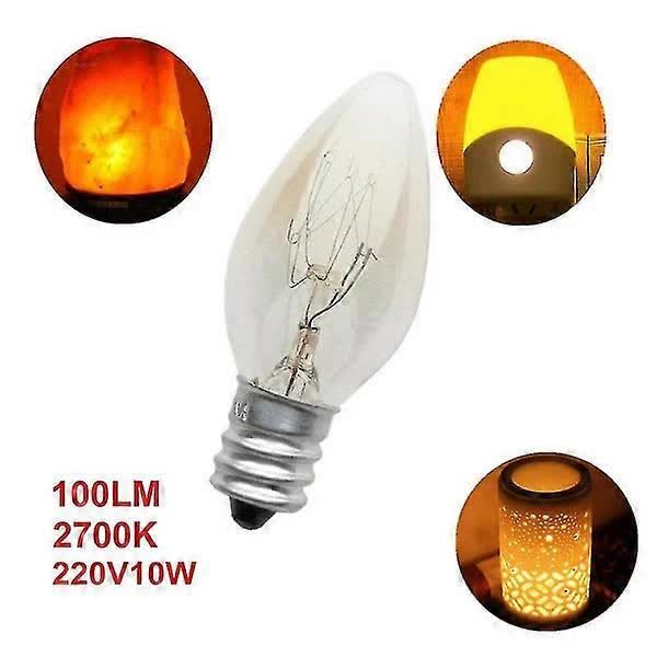 10W E12 C7 Filament Warm White 10Pcs 220 240V Compatible With Living Room Lamps Light Bulbs