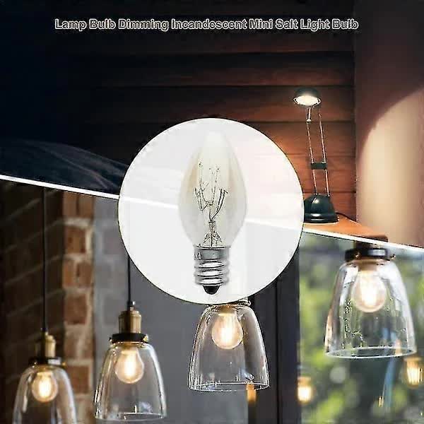 10W E12 C7 Filament Warm White 10Pcs 220 240V Compatible With Living Room Lamps Light Bulbs