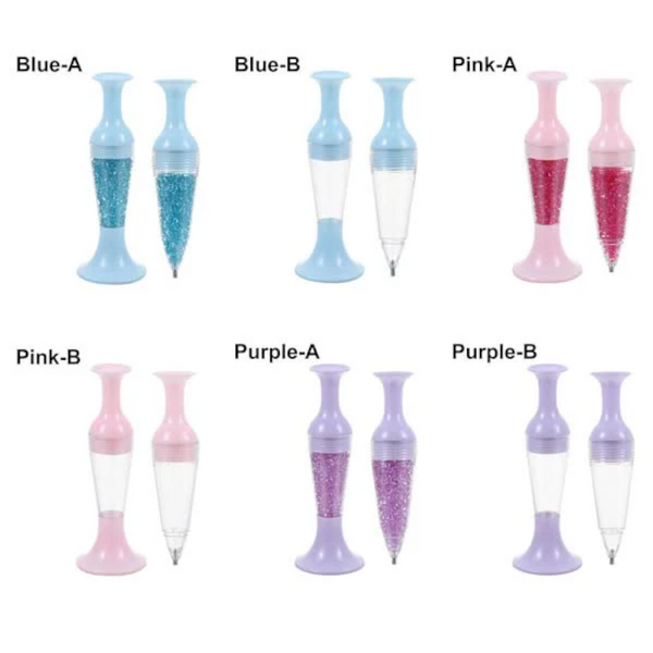 5D Diamond Painting Drill Pen Tool Purple Adjustable Nib Diamond Painting Kits