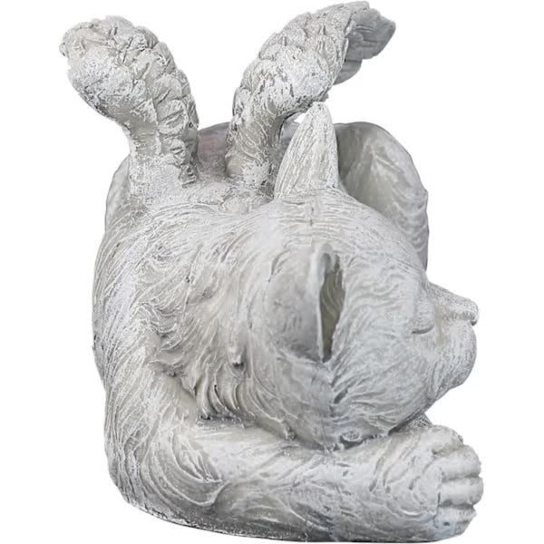 Design Toscano Memorial Cat Angel Statue With Headstone Pet Loss