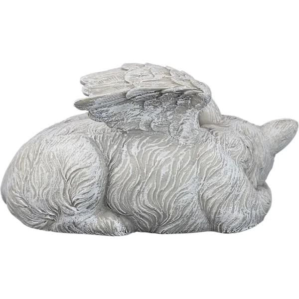 Design Toscano Memorial Cat Angel Statue With Headstone Pet Loss
