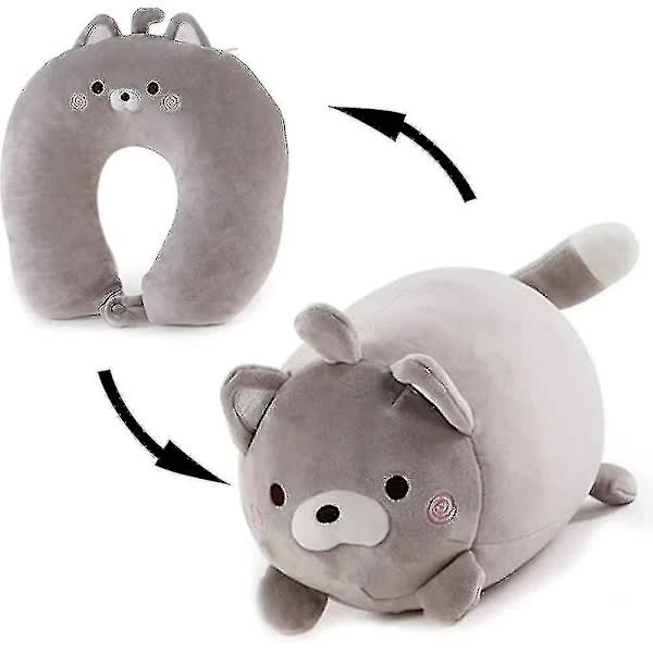 Children's Travel Pillow 2 In 1 Convertible Neck For Kids Airplane Car Pillows