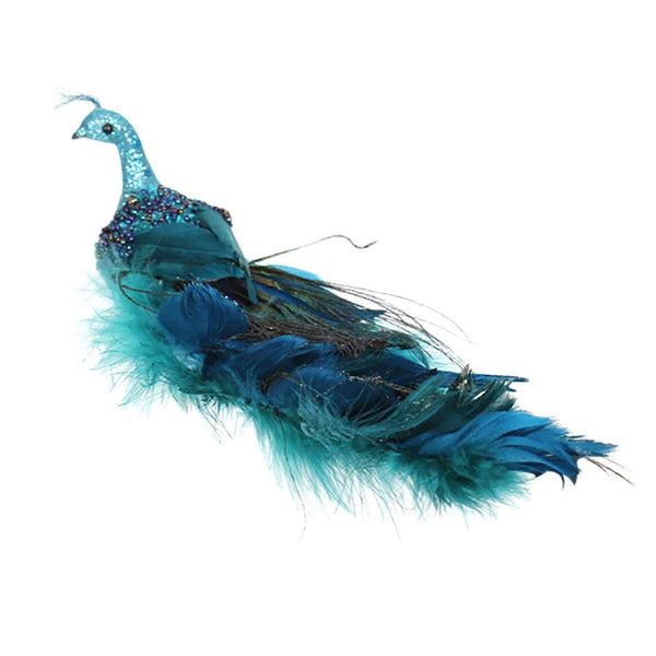 Pea Feather Christmas Tree Ornaments 3D Simulation Decorations Natural Hanging Crafts For Seasonal Decorations