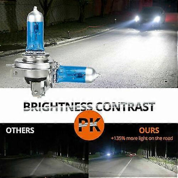 10X H7 Halogen Bulbs 100W 8500K Xenon White 12V Car Lamps Light Bulbs