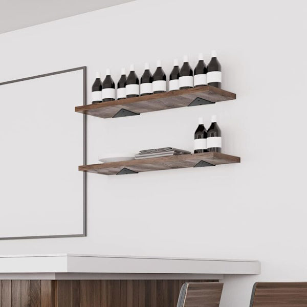 Invisible Triangular Floating Shelf Brackets Braces & Brackets