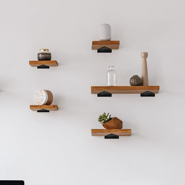 Invisible Triangular Floating Shelf Brackets Braces & Brackets