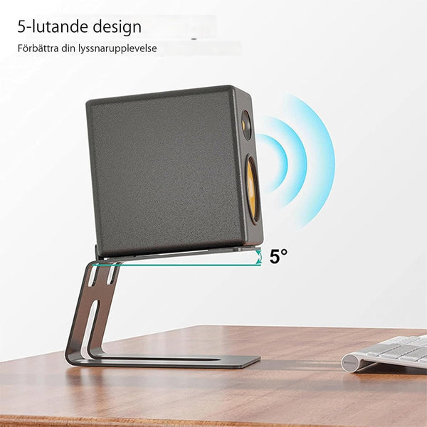 2 Pack Studio Monitor Stands For Enhanced Sound Clarity And Stability Black Monitor Mounts & Stands