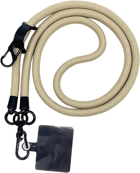 Thick Rope Phone Lanyard 10Mm Mobile Strap Neck Holder Compatible With Apple Samsung Mounts & Holders