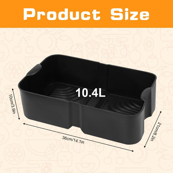 Silicone Molds For Air Fryer Ninja Flex Drawer Reusable 10.4L Air Fryer Accessories