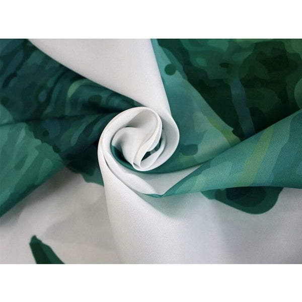 Waterproof Anti Mildew Shower Curtain 200X240 Cm Beach Elegant Pattern Shower Curtains