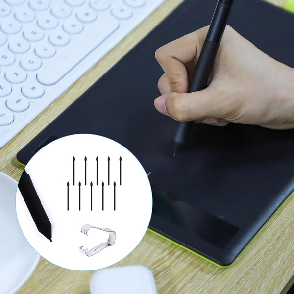 S Pen Nibs 10Pcs Black For Compatible With Samsung Galaxy Tab S6 S7 Plus S8 Installation Tool Styluses