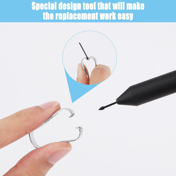 S Pen Nibs 10Pcs Black For Compatible With Samsung Galaxy Tab S6 S7 Plus S8 Installation Tool Styluses
