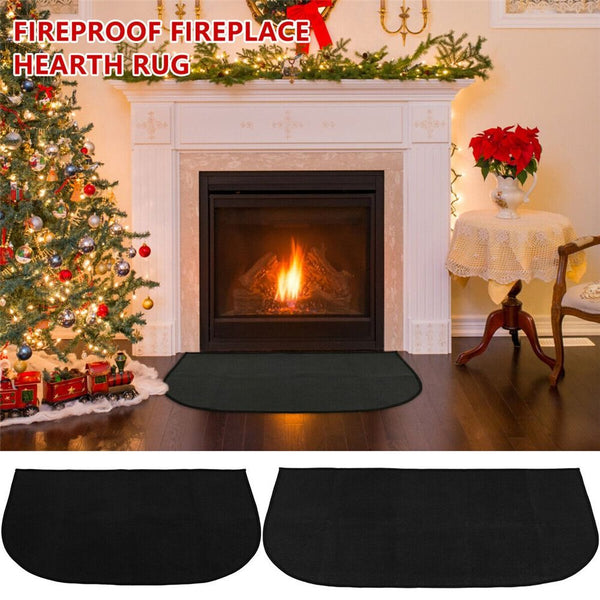 Fireproof Mat For Fireplace Hearth & Grill Floor Protector 50X80cm Fireplace & Stove Accessories