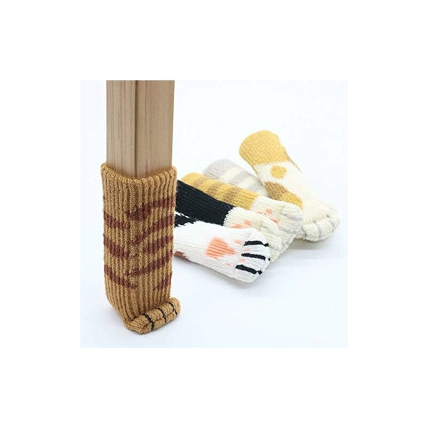 Cat Chair Leg Protectors 24 Pcs Anti Scratch Anti Slip Compatible With Various Chairs Furniture Parts