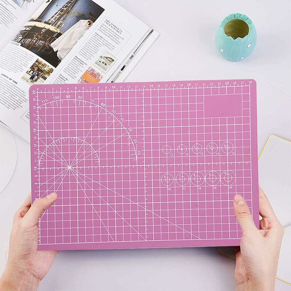 Cutting Mat Sewing Base Pads Self Healing For Fabric Quilting Scrapbooking (Pink) Cutters & Trimmers