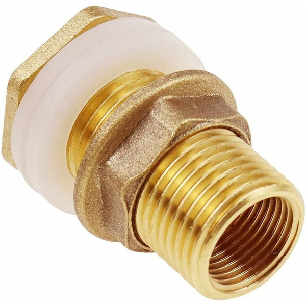 1/2" Brass Water Tank Fitting With 4.2Cm Outlet Faucet/Barrel/Rain Connector Connectors Valves & Accessories