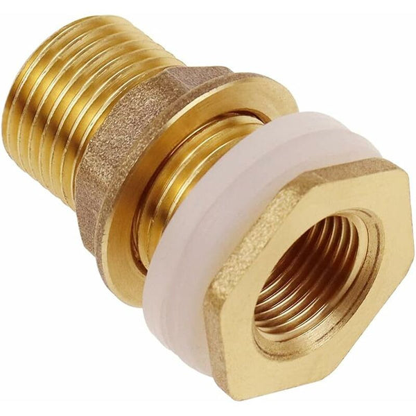 1/2" Brass Water Tank Fitting With 4.2Cm Outlet Faucet/Barrel/Rain Connector Connectors Valves & Accessories