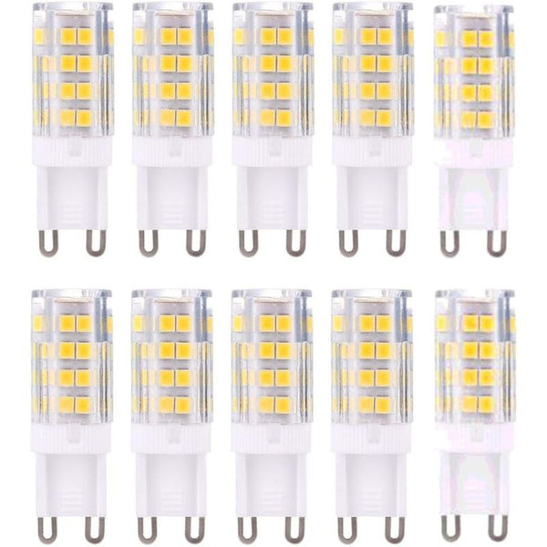 G9 Led Bulbs 10 Pack Warm White 3000K 5W Equivalent To 40W Halogen 420 Lumen Non Dimmable Light Bulbs