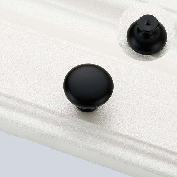 20Pcs 29Mm Black Drawer Handles Compatible With Furniture Cabinets Kitchen Doors Door Knobs