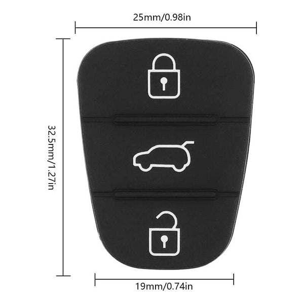 2Pcs Silicone Key Case For Kia Sportage Rio & Hyundai I10 I20 I30 Button Car Keys Fobs & Remotes