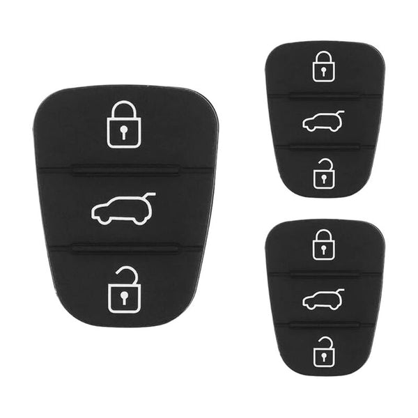 2Pcs Silicone Key Case For Kia Sportage Rio & Hyundai I10 I20 I30 Button Car Keys Fobs & Remotes