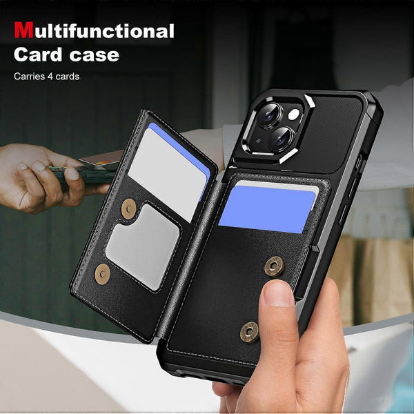 Horizontal Flip Card Slot Leather Phone Case For Iphone 14 Plus Cases Covers & Skins