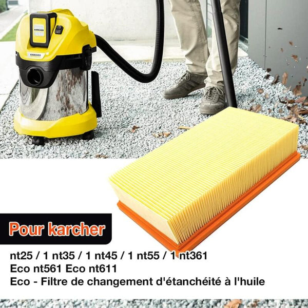 Karcher Nt25 Nt611 Eco Replacement Air Filter Vacuum Cleaner Parts