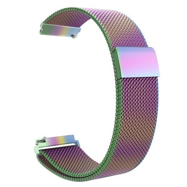 Stainless Steel Milanese Magnetic Watch Band For Garmin Venu 2/Venu Sq/Venu 2S Vintage Gold Watch Bands