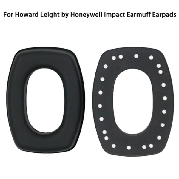 2 Replacement Leather Ear Pads For Howard Leight Impact Earmuffs Headphone Parts