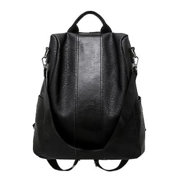 Womens Backpack Leather School Bag Large Capacity All Match Fashion 1St Black Women Backpacks