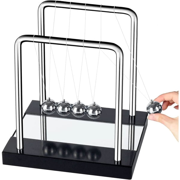 Newton's Pendulum Large Cradle 18 Cm Balls Swing Science Game Office Desk Decoration Educational Toys