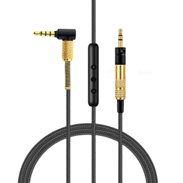 2.5Mm To 3.5Mm Headphone Cable With Mic & Volume Control For Momentum Over Ear 1/2/3 Headphone Accessories