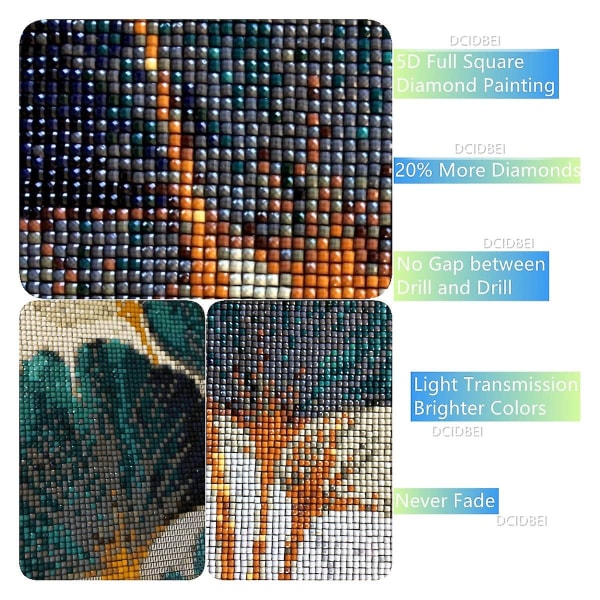 (40X30cm) Square Diamond Painting 5D Diy Diamond Painting Kits