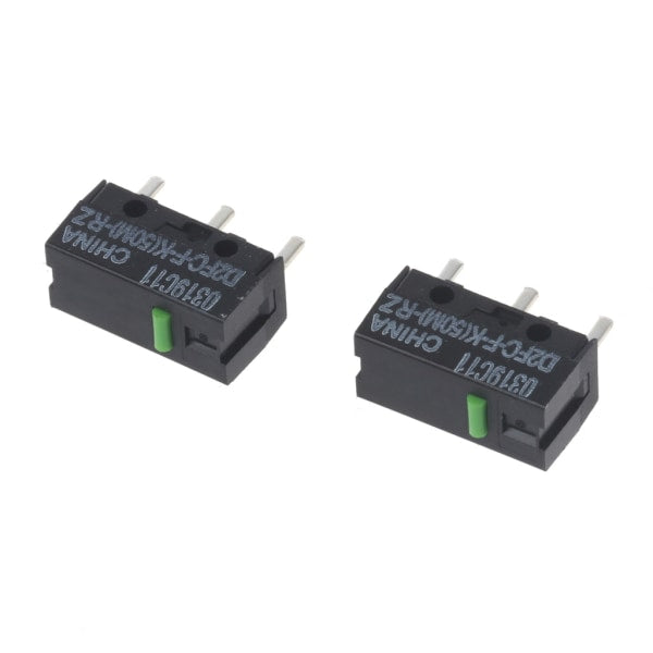 2Pcs Green Dot Mouse Microswitch D2fc Fk(50M) Rz For Razer Microswitches Million Clicks Lifetime Switch Accessories