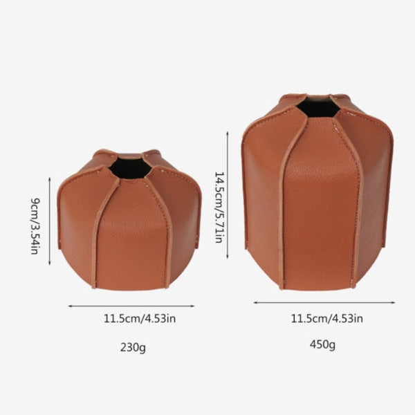 Pu Leather Gas Tank Protector Cover For 230G/450G Cylinders Other Hiking Equipment