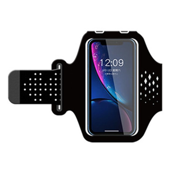 Universal Waterproof Phone Armband Iphone Samsung Black Compatible With Phones Up To 6.5In Other Mobile Accessories